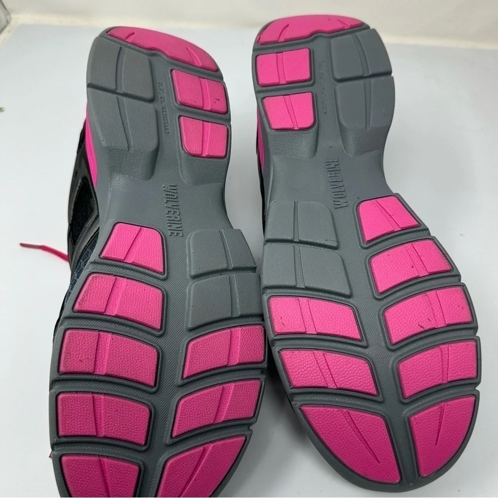 Wolverine Safety Toe Jetstream Work Shoes Womens Non Slip Sneakers SZ 10M